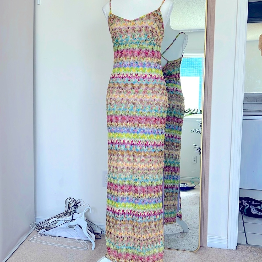 Knitted summer dress